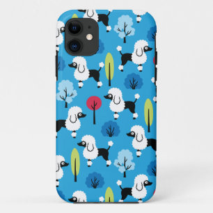 Poodle in the park iPhone 11 case