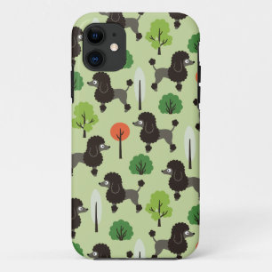 Poodle in the park iPhone 11 case