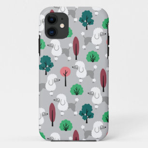 Poodle in the park iPhone 11 case