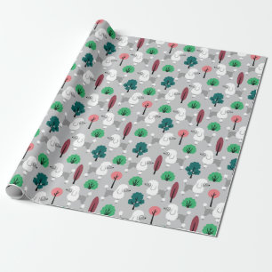 Poodle in the park Wrapping Paper