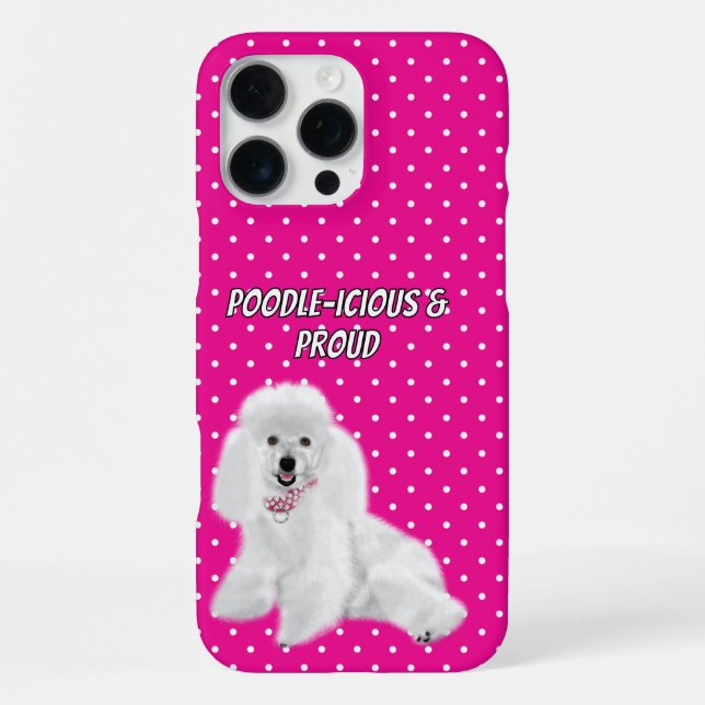 Poodle iPhone Case (Back)