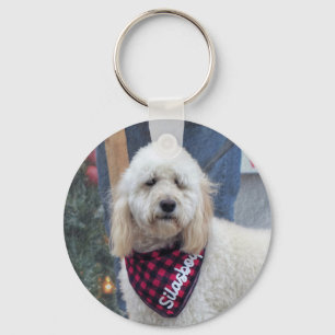 Poodle Key Ring