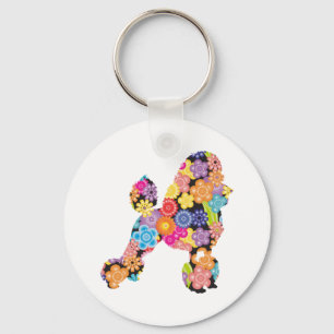 Poodle Key Ring