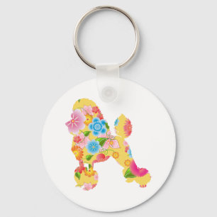 Poodle Key Ring