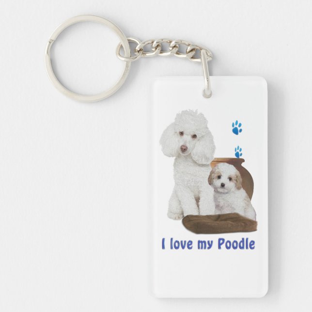 poodle key ring (Front)