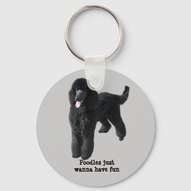 Poodle Keychain (Front)