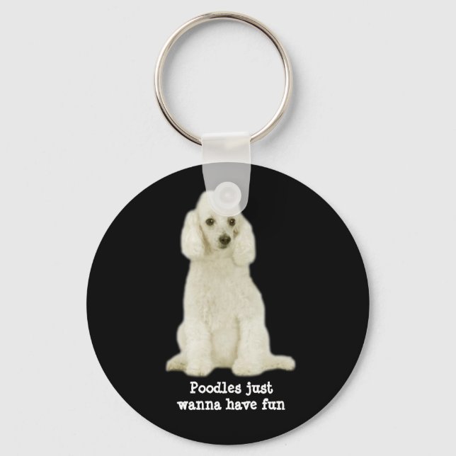 Poodle Keychain (Front)