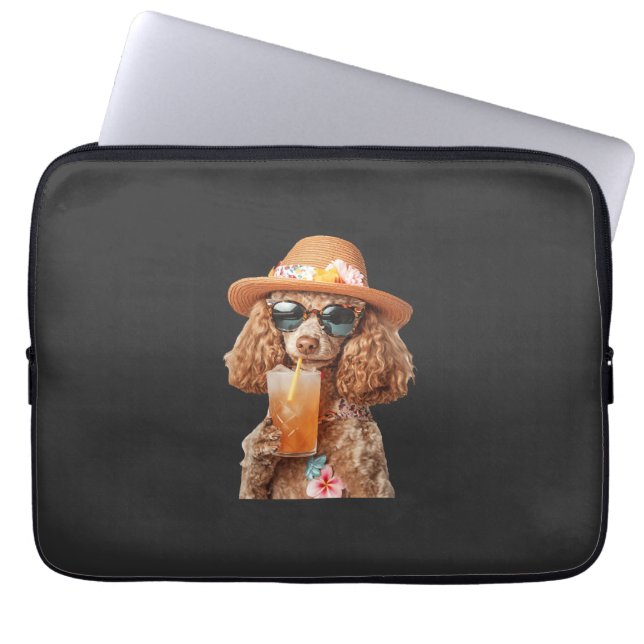 Poodle Laptop Sleeve (Front)