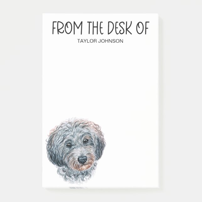 Poodle Lover Post-it Notes (Front)