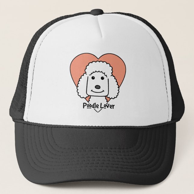 Poodle Lover Trucker Hat (Front)