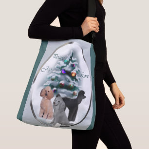 Poodle Lovers Christmas Crossbody Bag