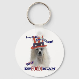 POODLE Lovers Gifts Key Ring
