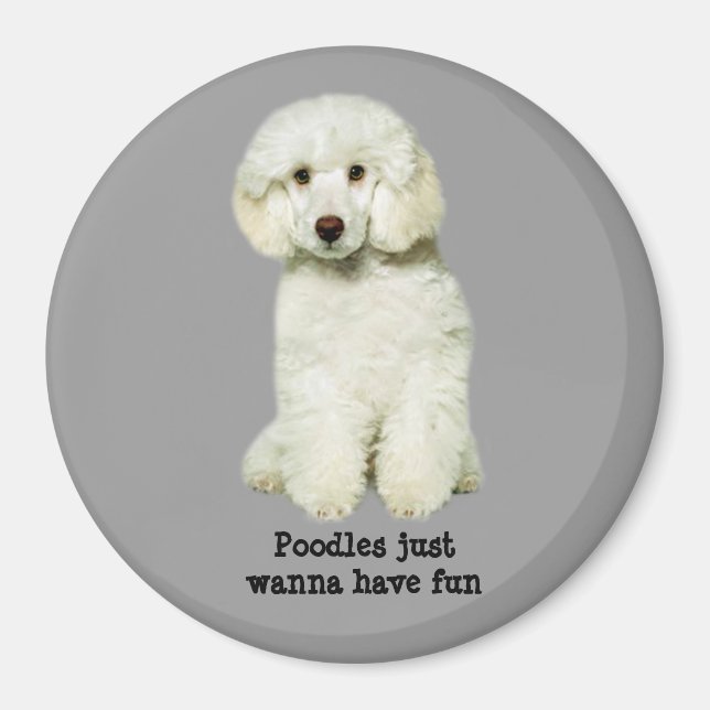 Poodle Magnet (Front)