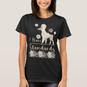 Poodle Mama Dog Lover Funny Standard Poodle T-Shirt