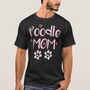 Poodle Mom Fitted Scoop T-Shirt