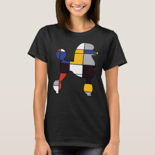 Poodle Mondrian     T-Shirt