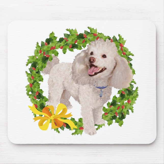 Poodle Mouse Mat (Front)