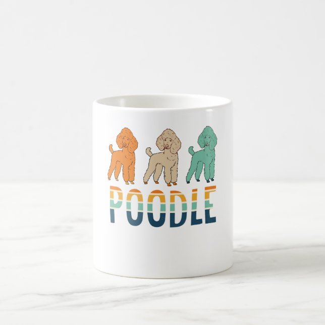 Poodle Mug, Dog Lover Gift, Poodle Coffee Mug (Center)