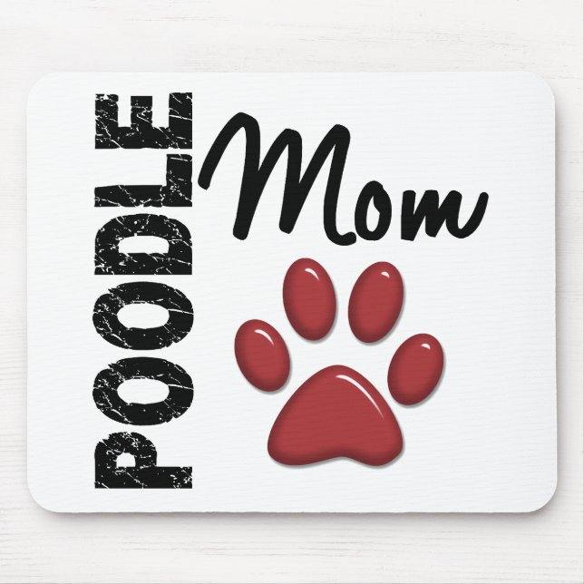 Poodle Mum 2 Mouse Mat (Front)