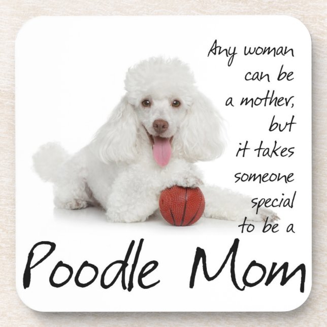Poodle Mum Coasters (Front)