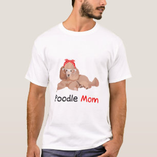 Poodle Mum Dog Bandanna Pet Lover Gift Poodle T-Shirt