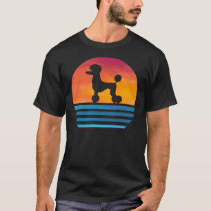 Poodle Mum Dog Lover Vintage Silhouette Poodle Own T-Shirt