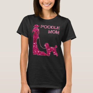 Poodle Mum Fitted Scoop T-Shirt