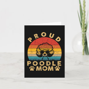 Poodle Mum Gifts I Love My Dog Mum Mama Mothers Da Card