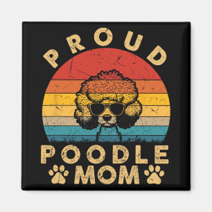 Poodle Mum Gifts I Love My Dog Mum Mama Mothers Da Magnet