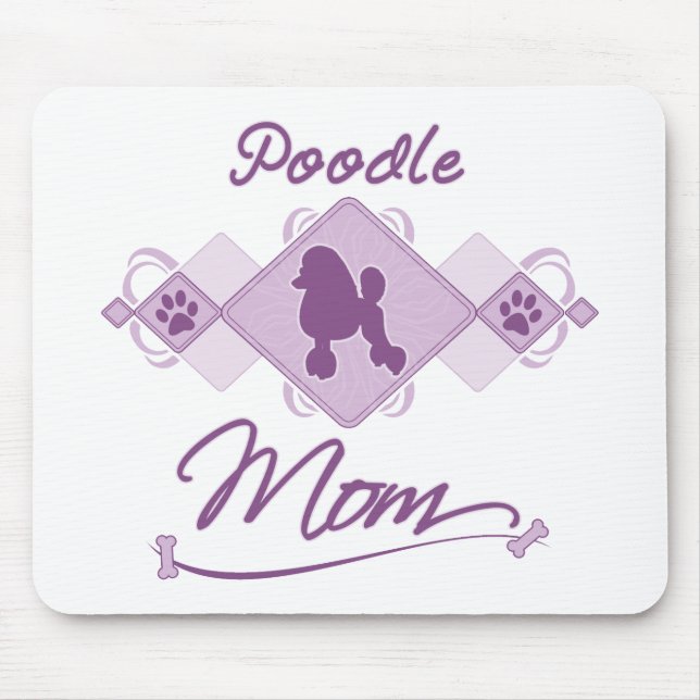 Poodle Mum Mouse Mat (Front)