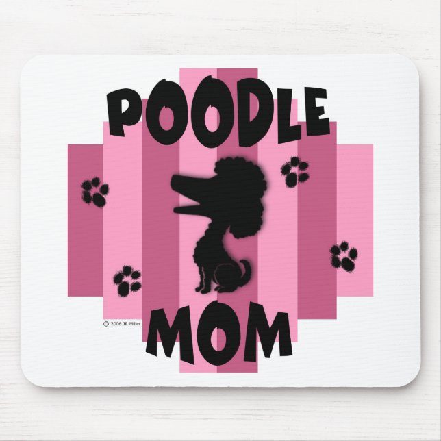 Poodle Mum Mousepad (Front)