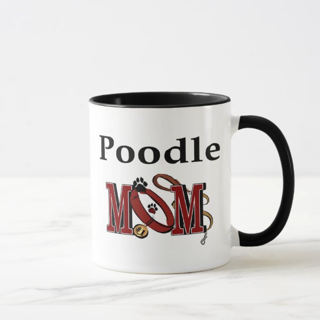 Poodle Mum Mug (Right)