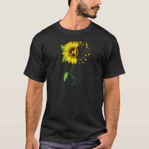 Poodle Mum Sunflower Poodle Dog Mum Mama T-Shirt