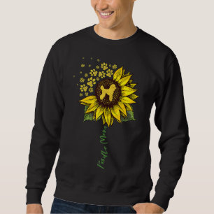 Poodle Mum Sunflower Poodle Lover Gifts Dog Mum Ma Sweatshirt