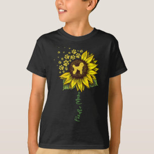 Poodle Mum Sunflower Poodle Lover Gifts Dog Mum Ma T-Shirt