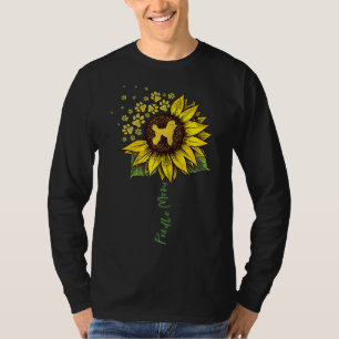 Poodle Mum Sunflower Poodle Lover Gifts Dog Mum Ma T-Shirt