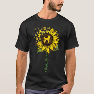 Poodle Mum Sunflower Poodle Lover Gifts Mama T-Shirt