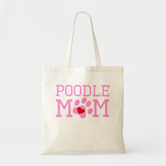 Poodle Mum Tote Bag (Front)
