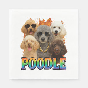 Poodle napkin