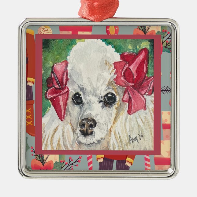 Poodle Ornament (Front)