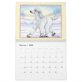 Poodle Parade - a Picture a Month Calendar
