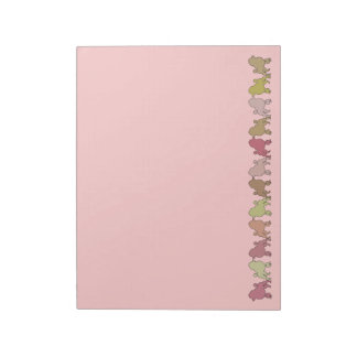 POODLE PARADE NOTEPAD