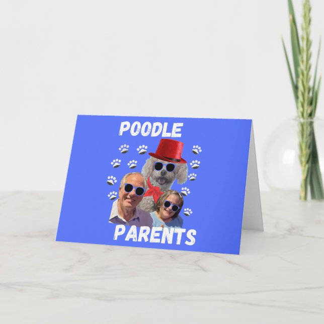Poodle Parents Card (Front)