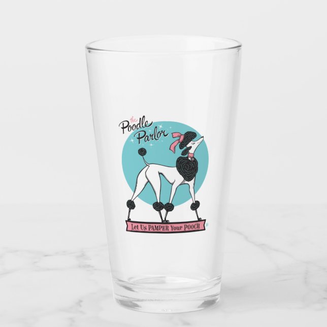 Poodle Parlour Glass (Front)