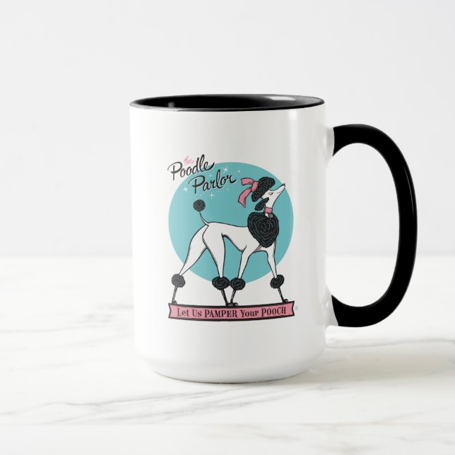 Poodle Parlour Mug (Right)