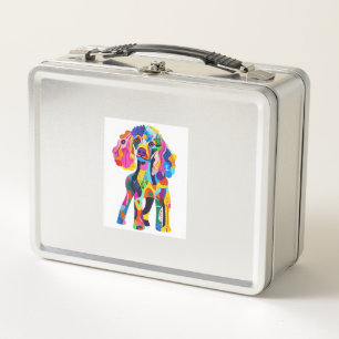 Poodle Picasso � Abstract Funny Art Dog Metal Lunch Box