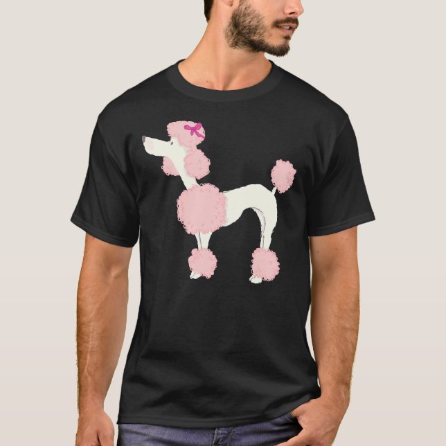 Poodle Pink T-Shirt (Front)