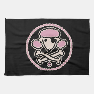 Poodle Pirate 1cl Tea Towel