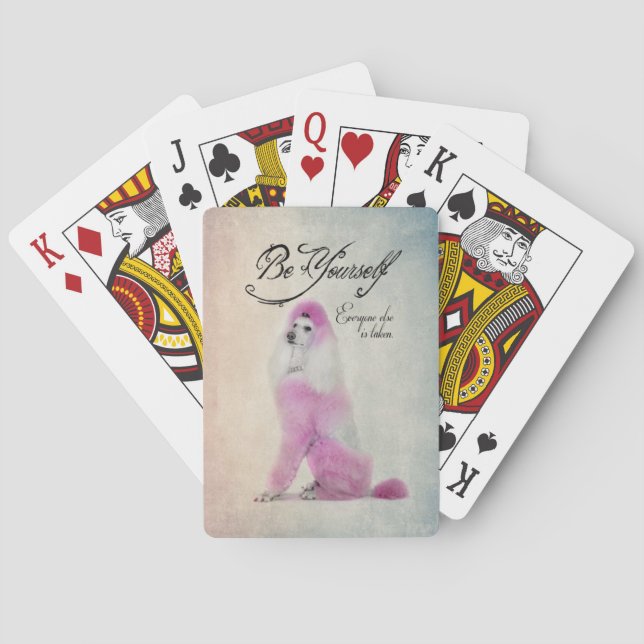 Poodle Playing Cards (Back)