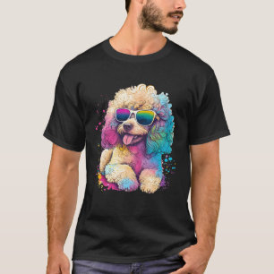 Poodle Pop Dog Mom Dog  Cute Poodle Puppy Girls T-Shirt